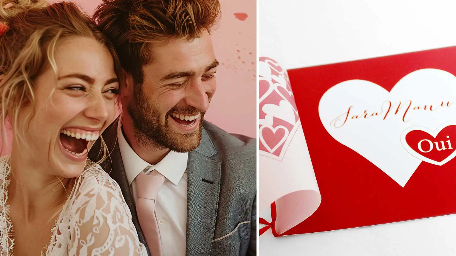 Faire-part de mariage i love you